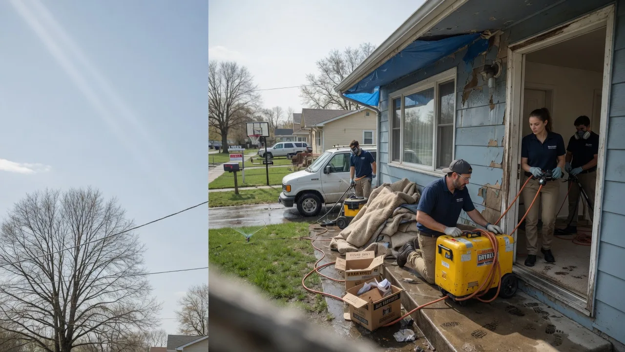 Basement Flood Cleanup in Greenwich, OH near me